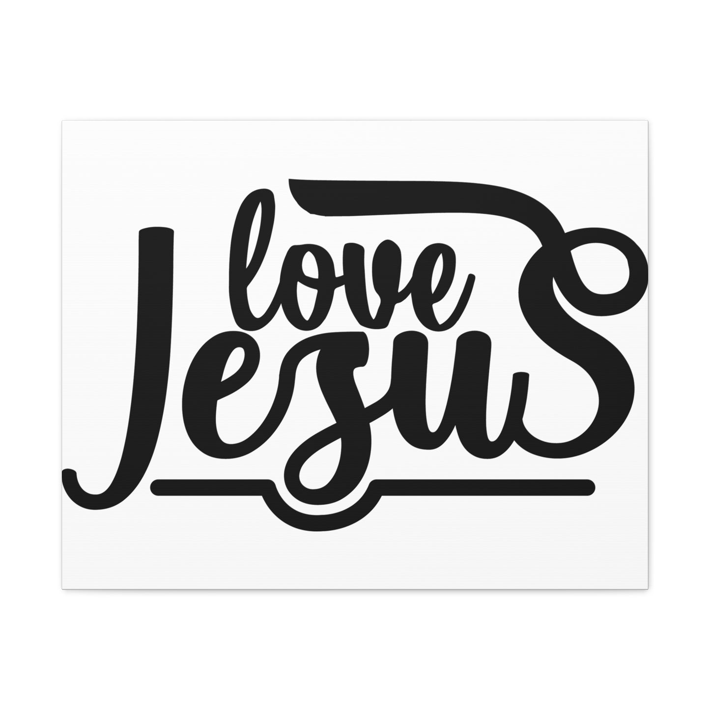 Love Jesus Canvas Gallery Wraps