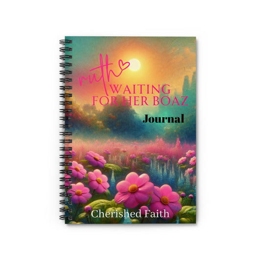 Spiral Notebook - Ruth Waiting on Her Boaz