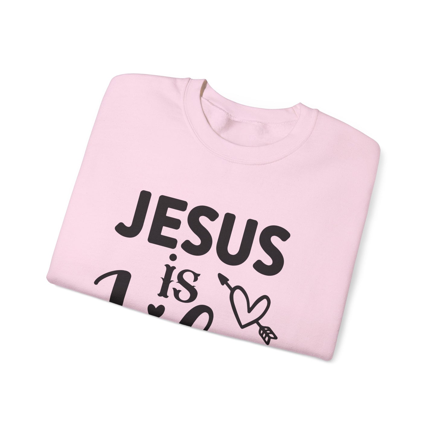 Jesus is Life Heavy Blend™ Crewneck Sweatshirt