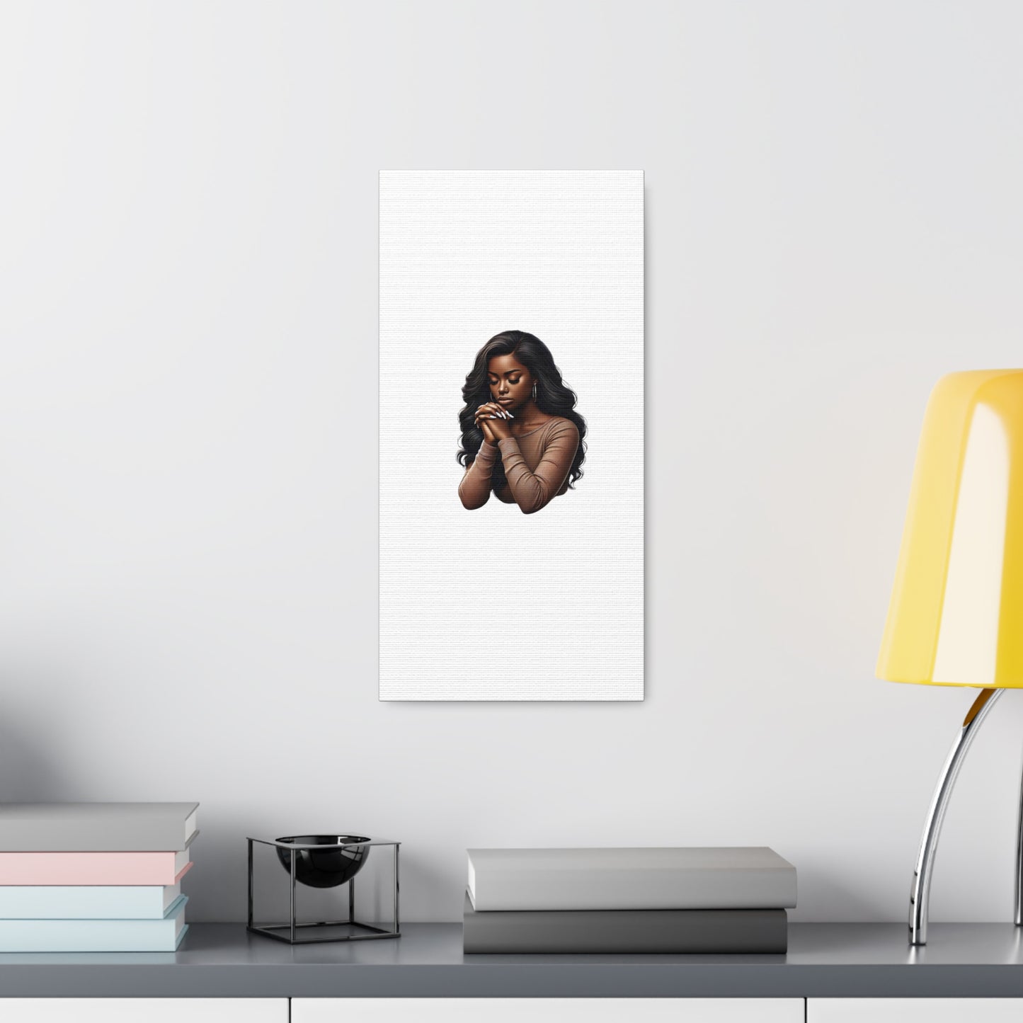 Prayer Melanin Woman Canvas Gallery Wraps