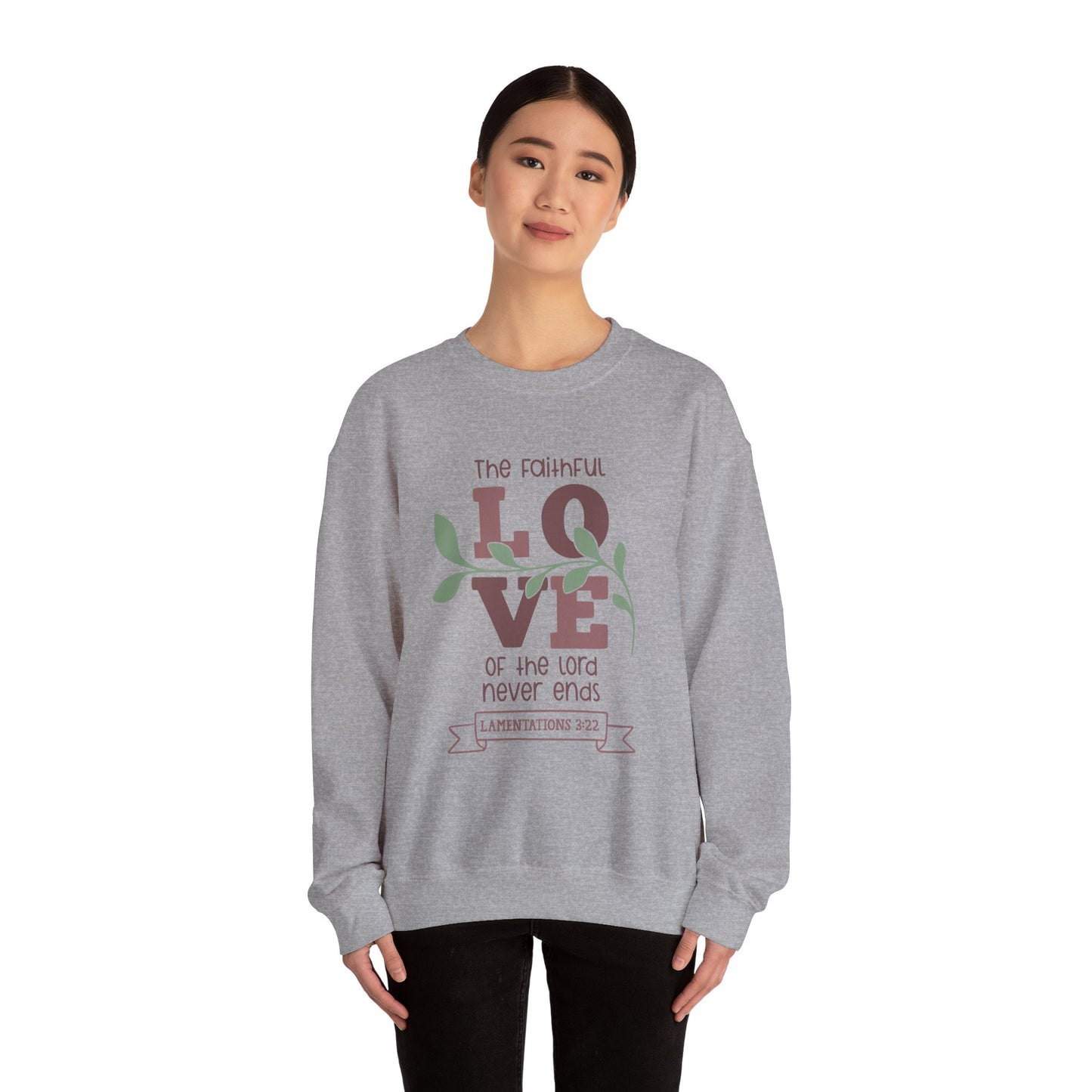 The Faithful Love Heavy Blend™ Crewneck Sweatshirt