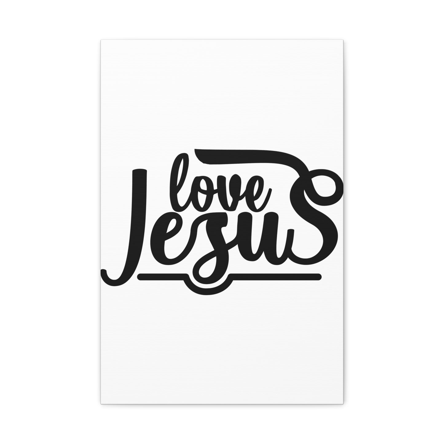 Love Jesus Canvas Gallery Wraps