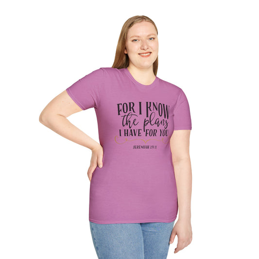 For I Know the Plans Softstyle T-Shirt