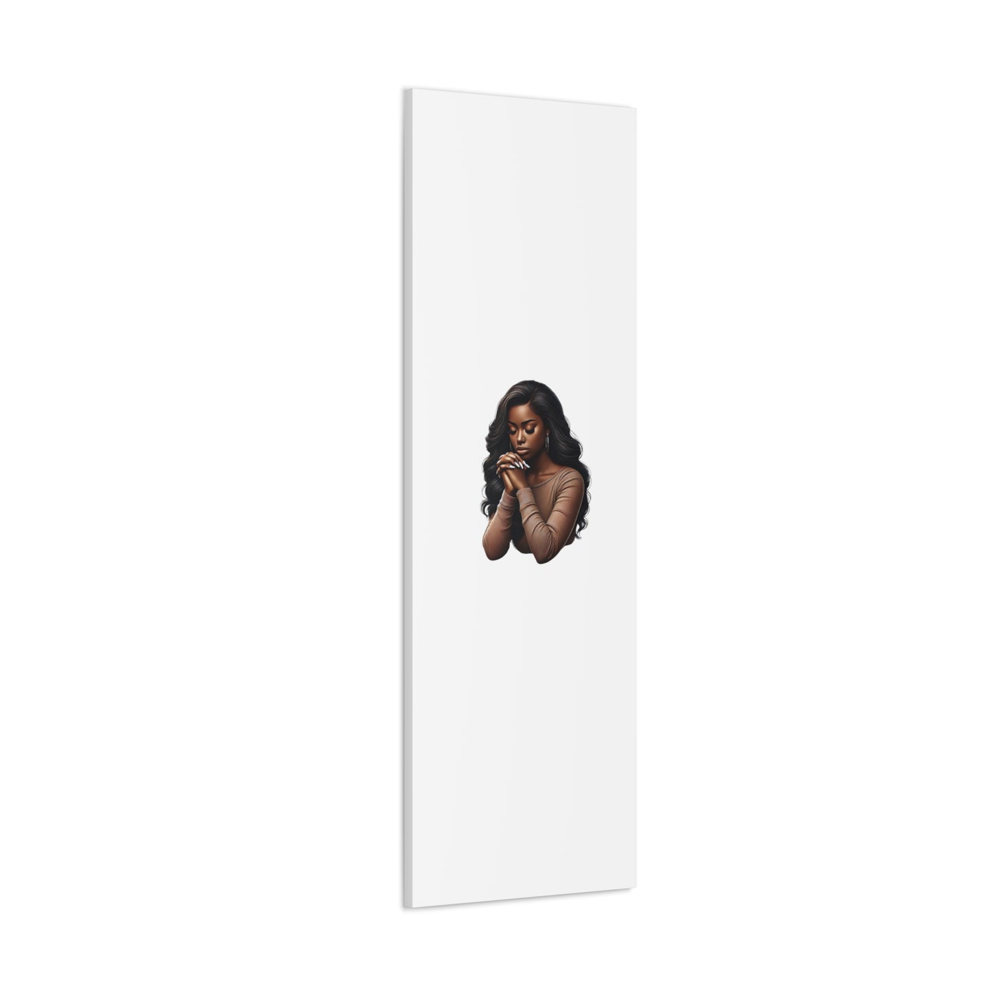 Prayer Melanin Woman Canvas Gallery Wraps