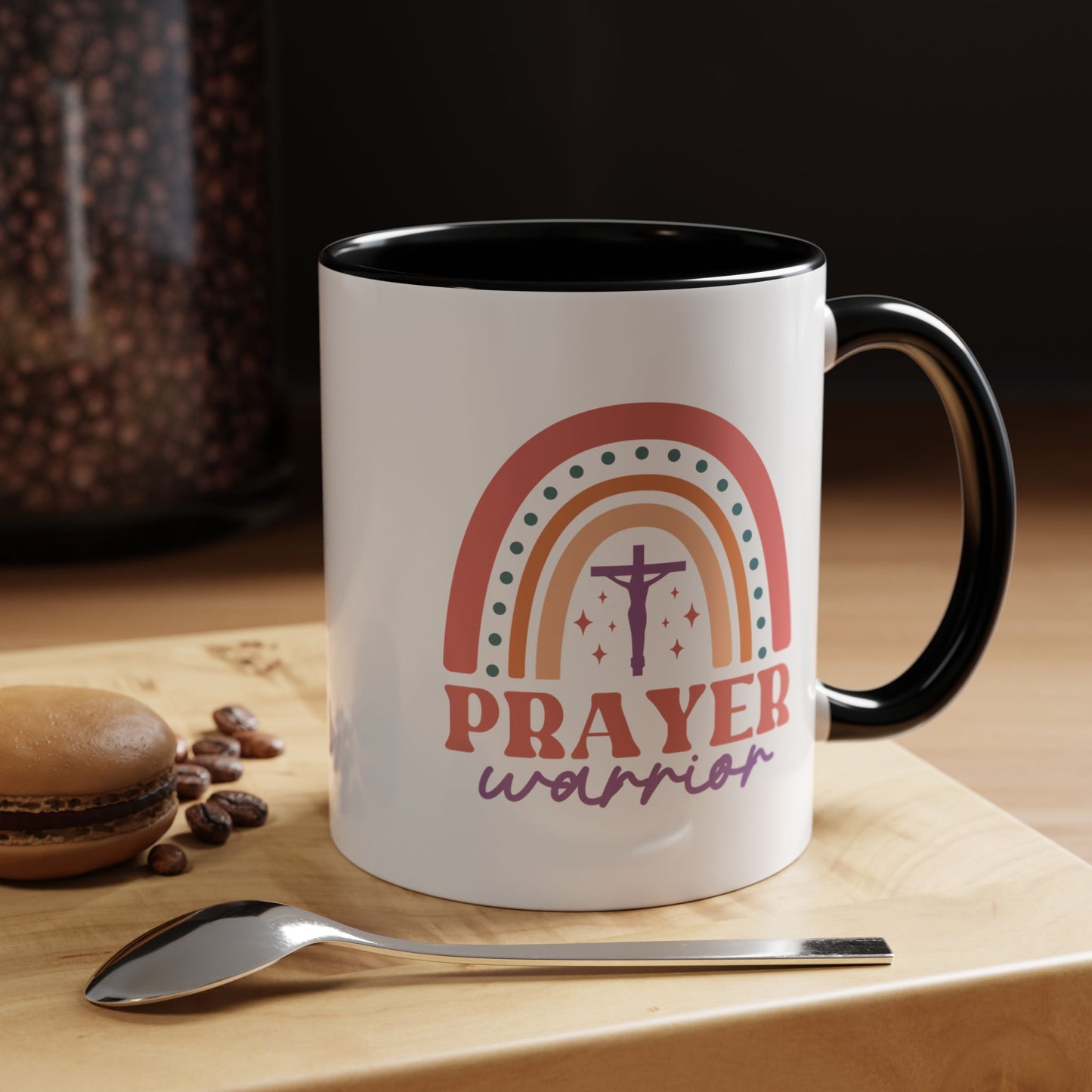 Mug- Prayer Warrior Accent Coffee Mug (11, 15oz)