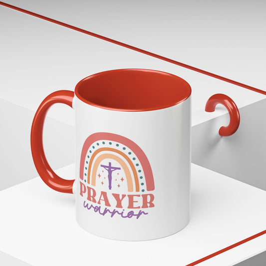 Mug- Prayer Warrior Accent Coffee Mug (11, 15oz)