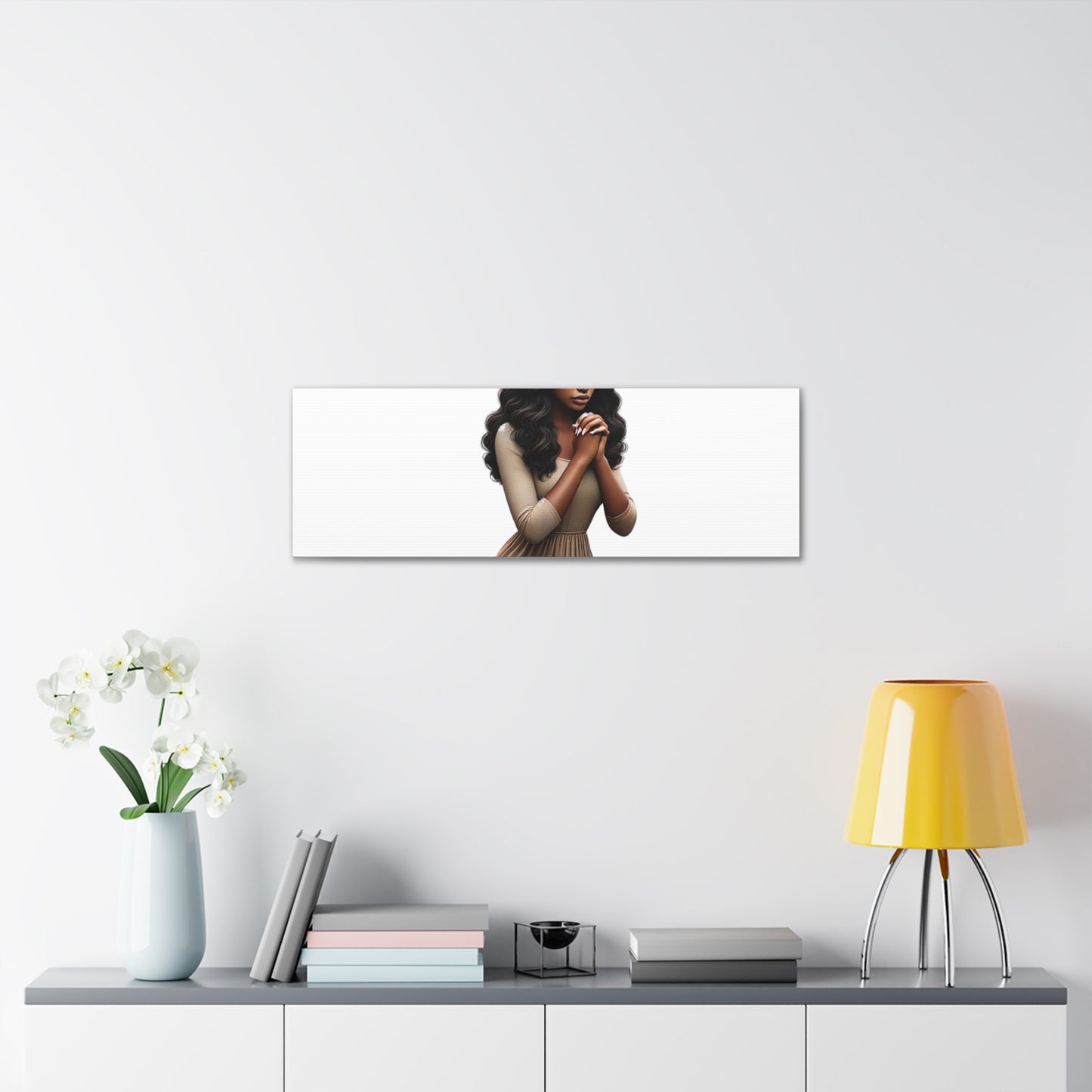 Prayer Melanin Woman Canvas Gallery Wraps