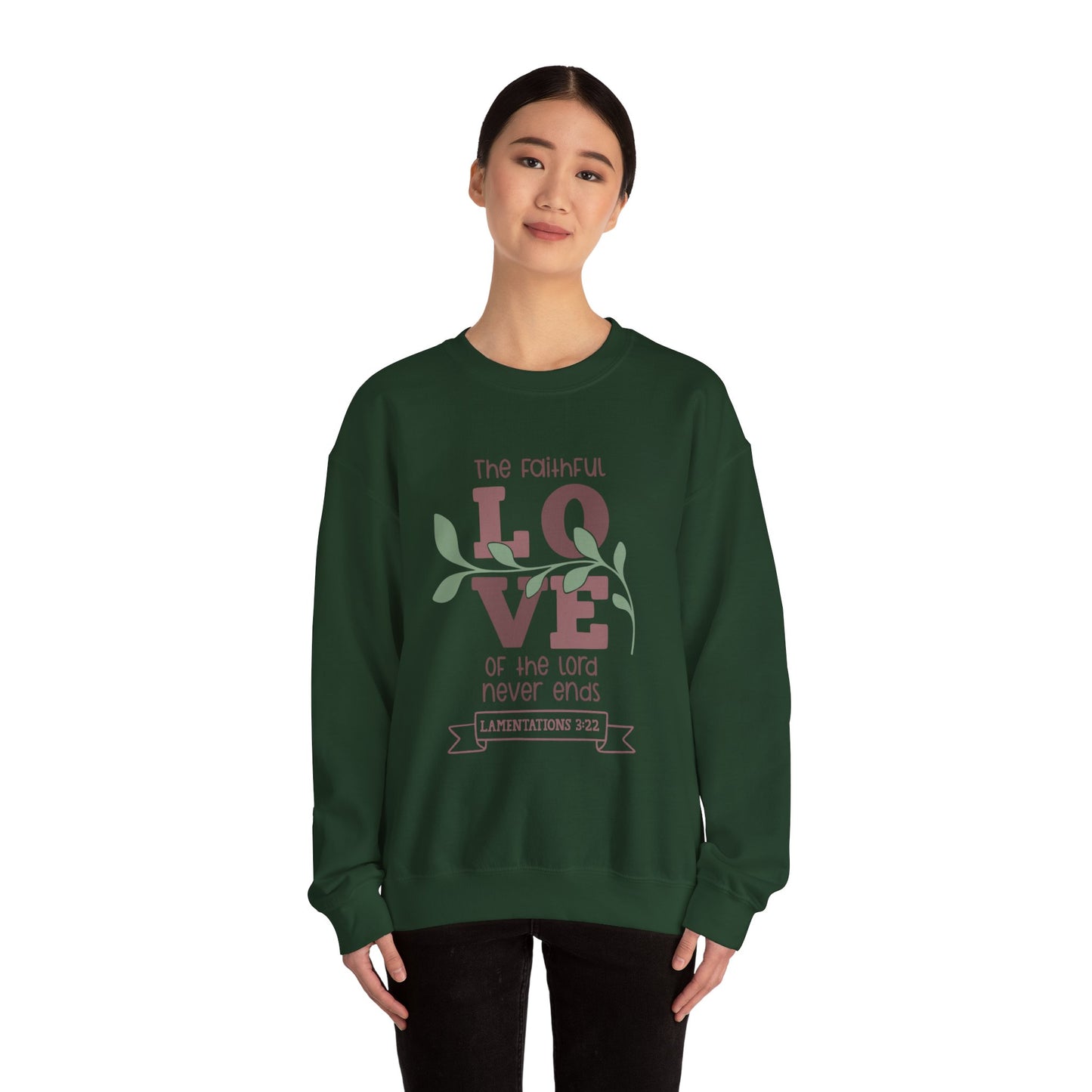 The Faithful Love Heavy Blend™ Crewneck Sweatshirt