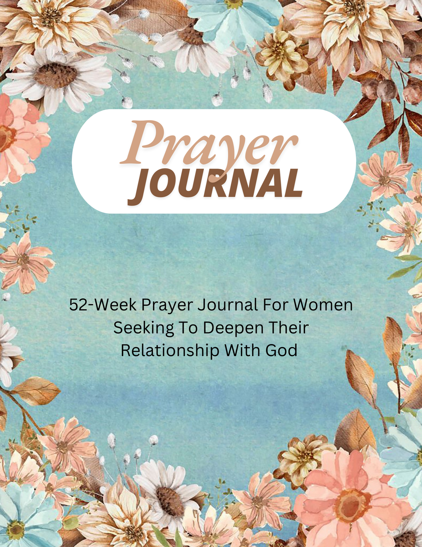 52 Weeks Prayer Journal for Women (Fall Theme)